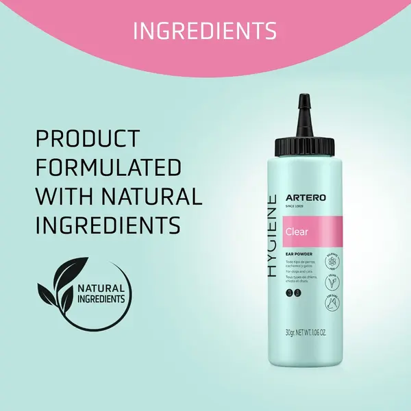Artero Ear Powder Clear - Пудра за уши, 30 г
