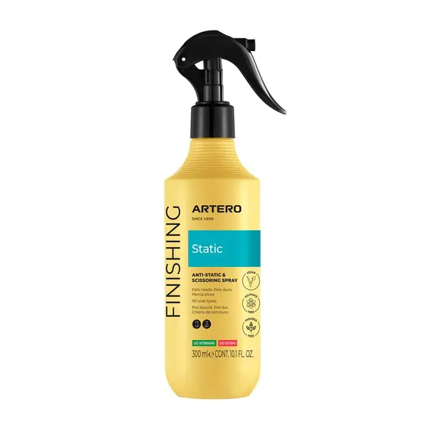 Artero Static Control - спрей за премахване на статично електричество върху козина, 300mL