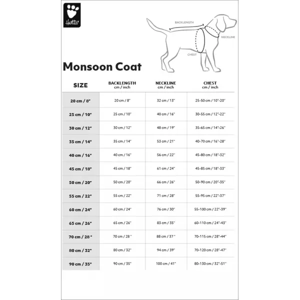Hurtta Monsoon Coat - дъждобран за куче - цвят шипка