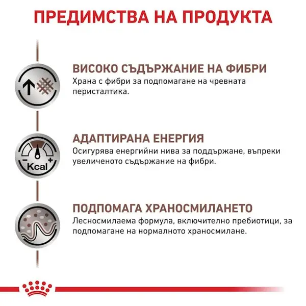 Royal Canin Gastrointestinal High Fiber Loaf Dog - лечебна мокра храна за кучета при храносмилателни проблеми, консерва 410 г