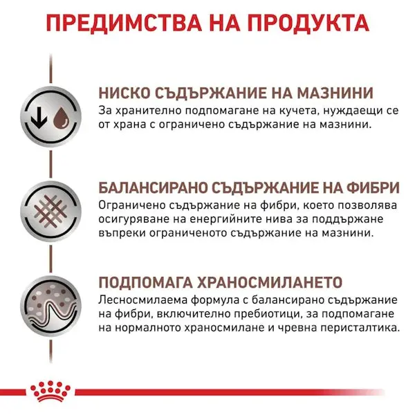 Royal Canin Gastrointestinal Low Fat Small Dog - храна за кучета от малки породи с ниско съдържание на мазнини и подпомагаща храносмилането - 1,5 кг