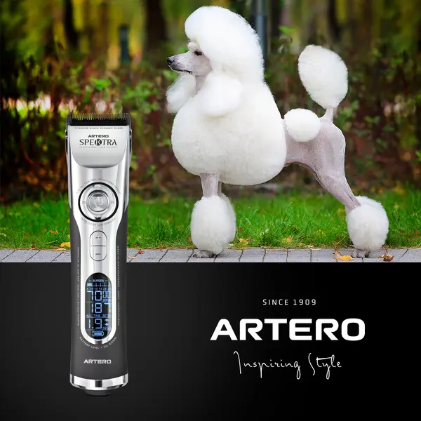 Artero Spektra hair Clipper - Професионална машинка за подстригване с 5 скорости, работи с или без кабел