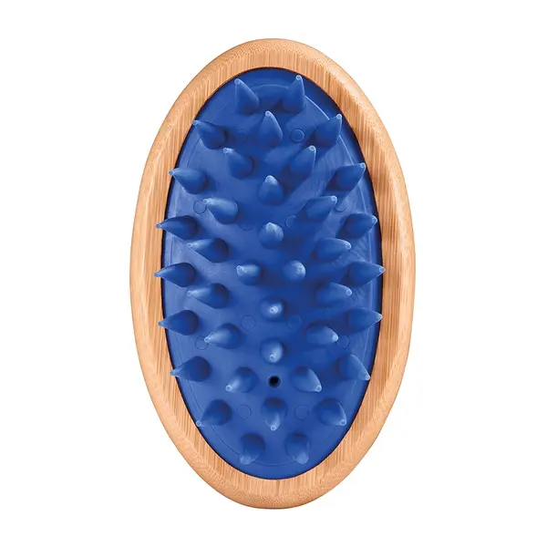 Artero Laika - Blue Rubber Mitt - Четка с големи гумени зъбци за премахване на падащ косъм