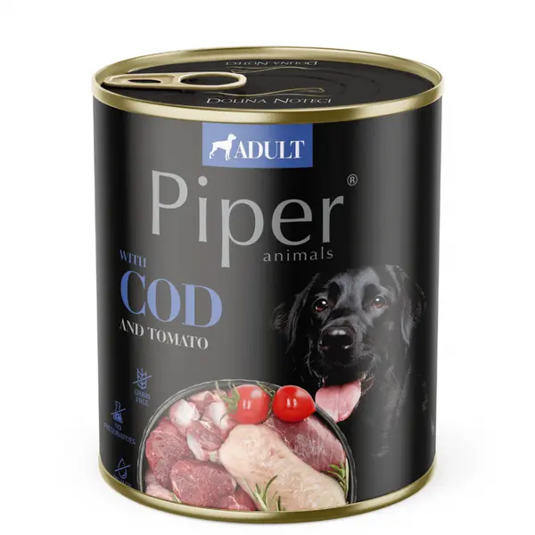 Piper  Adult Dog храна за кучета с треска и домати, 800 г