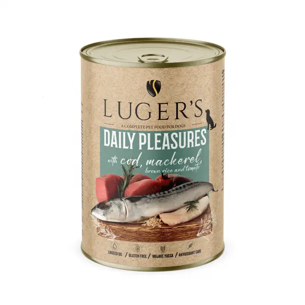 Luger`s  Dog храна за кучета с риба треска, 400 г