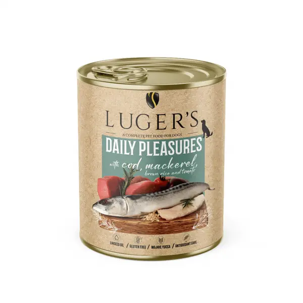 Luger`s  Dog храна за кучета с риба треска, 800 г