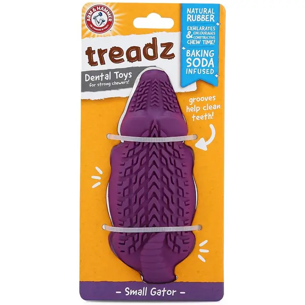Arm&Hammer Super Treadz Mini Gator Играчка за кучета Крокодил малък