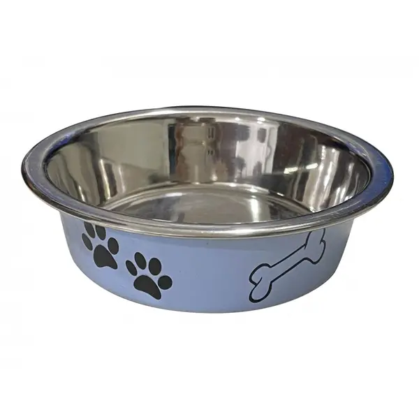 Anipro  Paws No Slip метална купа синя 14 см, 0.4 л