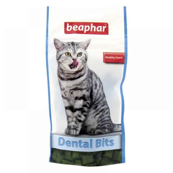 Beaphar  Dent Bits - котешки хапки за чисти и здрави зъби 35 г