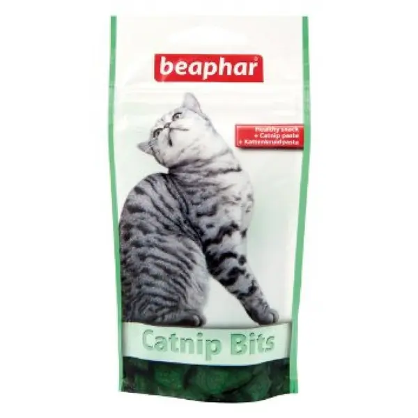 Beaphar  Catnip Bits - хапки за котки с котешка трева 150 г