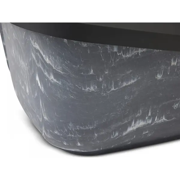 Savic  Aseo Jumbo Marble котешка тоалетна черен мрамор/антрацит, 67.5x48.5x28 см