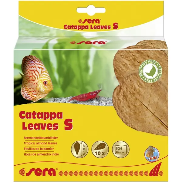 sera Catappa Leaves S 10-15 см, 10 броя