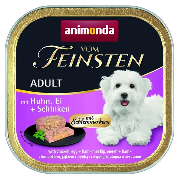 Animonda Vom Feinsten за кучета с пиле, яйца и шунка, 150 г