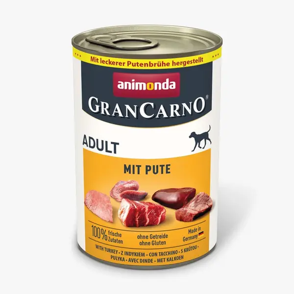 Animonda GranCarno Adult Dog консервирана храна за кучета с пуешко месо, 400 г