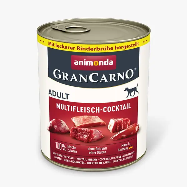 Animonda Gran Carno Adult - консервирана храна за кучета, мултикоктейл 800 г