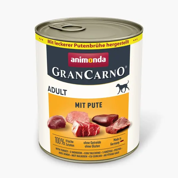 Animonda GranCarno Dog Adult консервирана храна за кучета с пуйка, 800 г