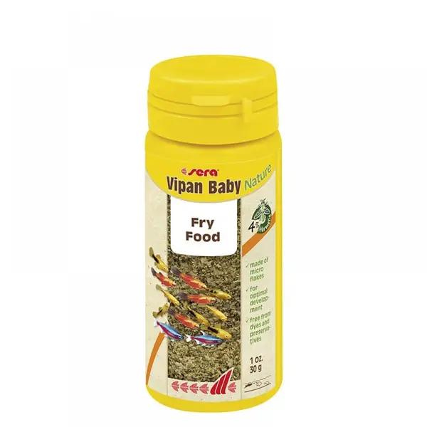 sera Vipan Baby Nature 50 ml - натурална храна за млади рибки