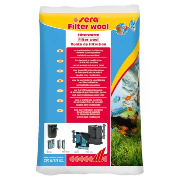 sera филтърна вата 250 г