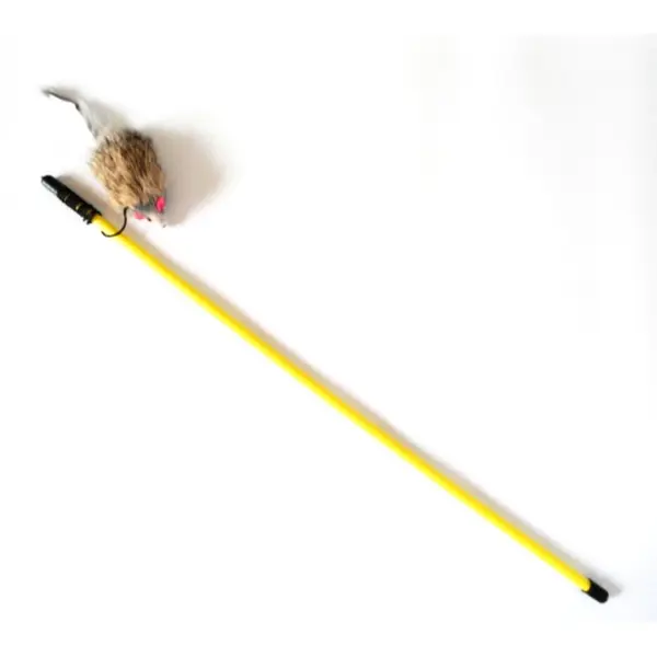 Anipro  Играчка за коте, въдица, 50см + мишка, 6см