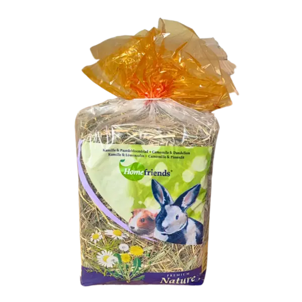 Homefriends  ливадно сено с билки, лайка и глухарче, 500 гр
