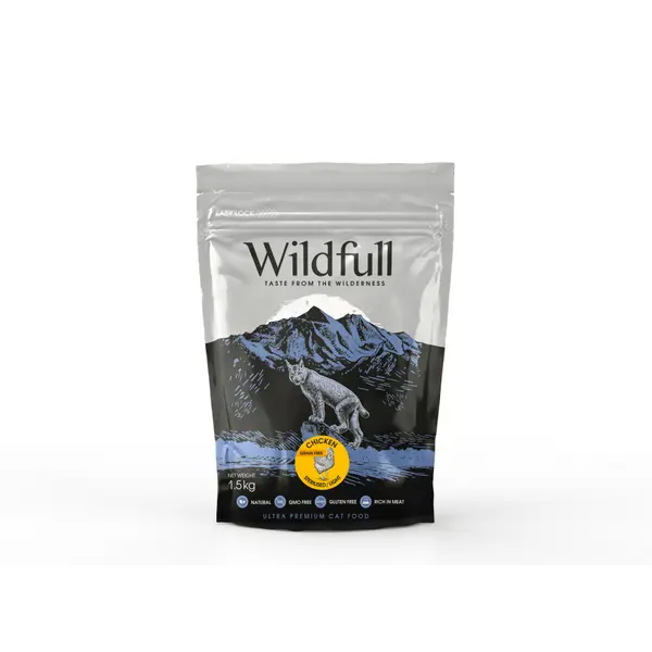 Wildfull  Cat Chicken Sterilized - кастрирани котки, пиле 1.5 кг