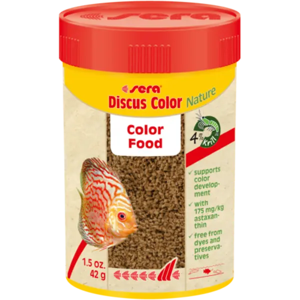 sera Discus Color Nature 100 мл - меки гранули за всички дискуси