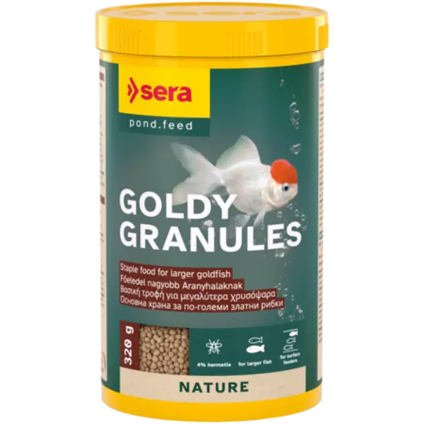 sera Goldy Gran Nature 1000 мл - за златни рибки, топ качество