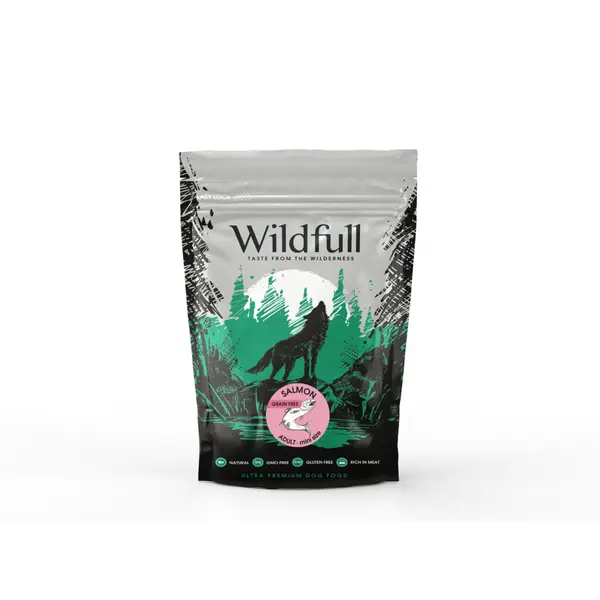 Wildfull  Dog Salmon Mini Size - за кучета от мини породи, сьомга 500 гр