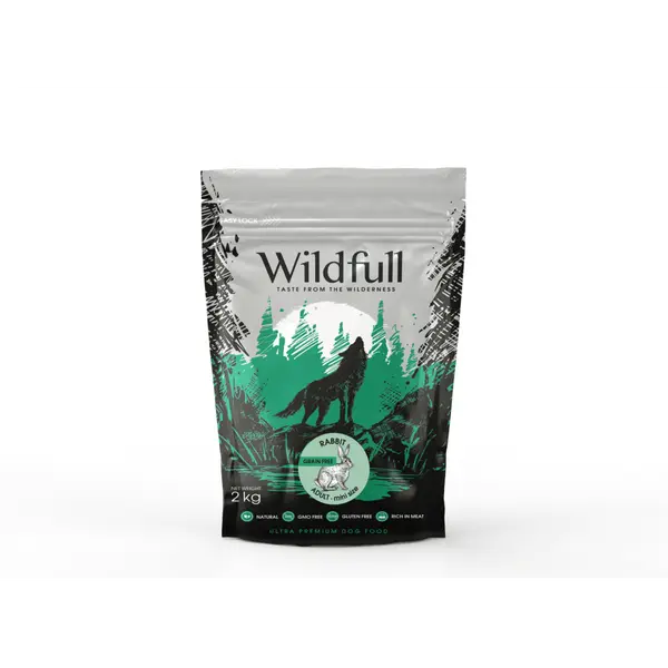 Wildfull  Dog Rabbit Mini Size - за кучета от мини породи, заек 2 кг