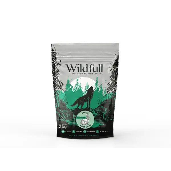 Wildfull  Dog Rabbit All Size - за кучета от всички породи, заек 2 кг