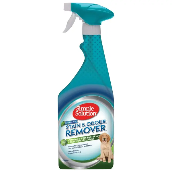 Simple Solution  Remover Rainforest спрей за кучета против петна и миризми - тропическа гора, 750 мл