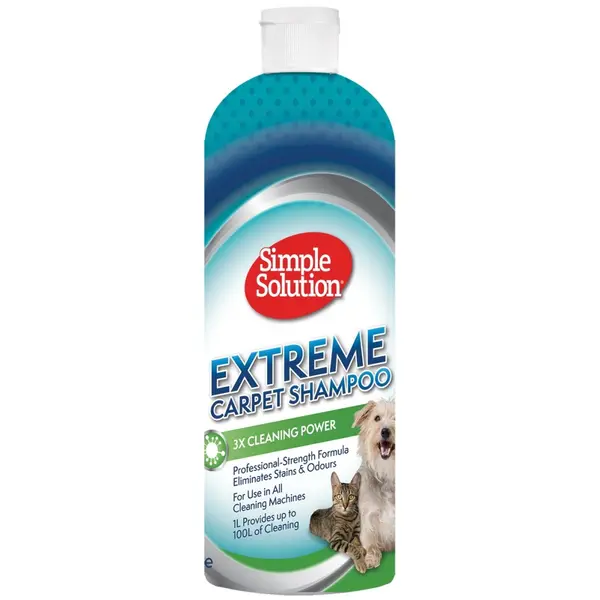 Simple Solution  Extreme Carpet Shampoo - шампоан за килими, 1 000 мл