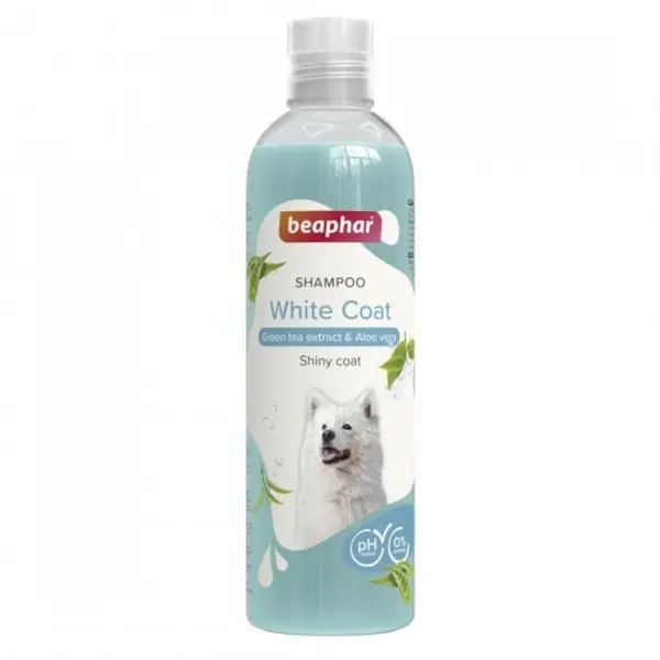 Beaphar  Shampoo White Coat - шампоан с алое вера за бяла козина 250 мл