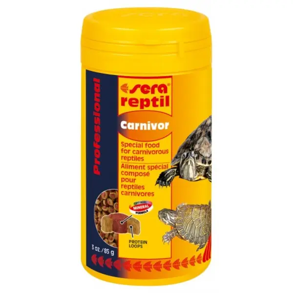 sera Reptil Professional Carnivor Nature за месоядни, 1 000 мл