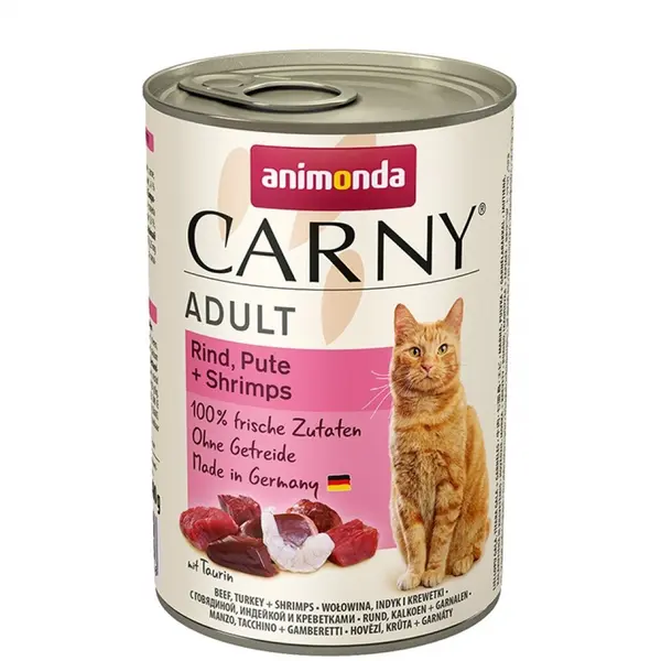 Animonda Carny Adult телешко + пуйка + скариди 400 г