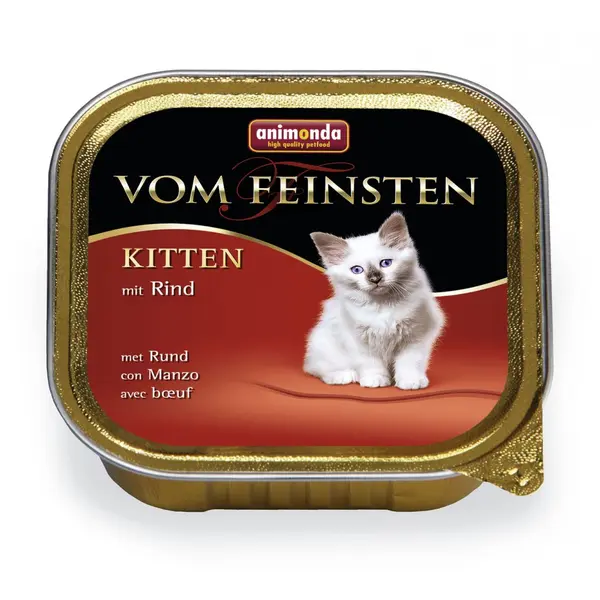 Animonda Vom Feinsten Kitten за малки котета с говеждо , 100 гр