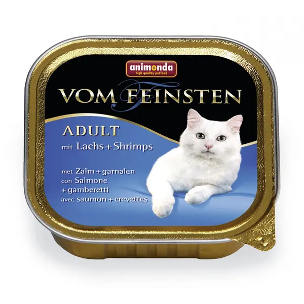 Animonda Vom Feinsten Adult сьомга + скариди, 100 г