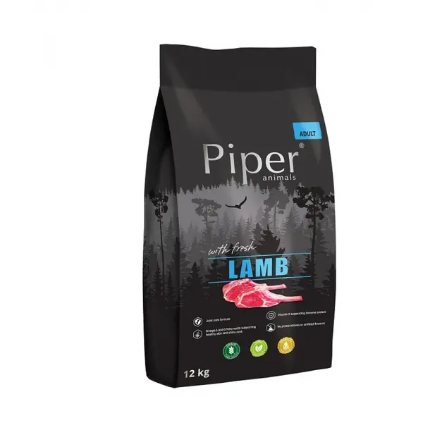 Piper  Dog Lamb 12kg - суха храна за кучета над 1 год. с агнешко месо