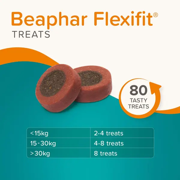 Beaphar  Flexifit treats хапки за здрави стави за кучета, 150 г