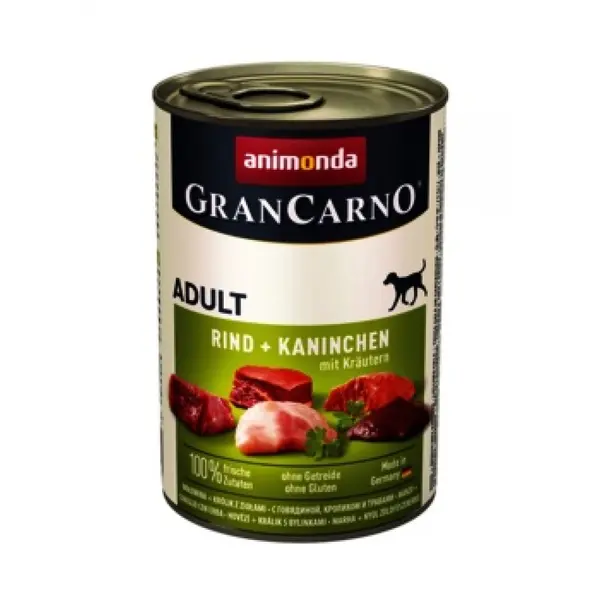 Animonda GranCarno® Plus заек + билки, 800 гр