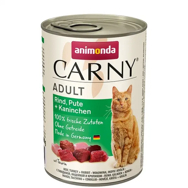 Animonda Carny Adult говеждо + пуйка + заек 400 г