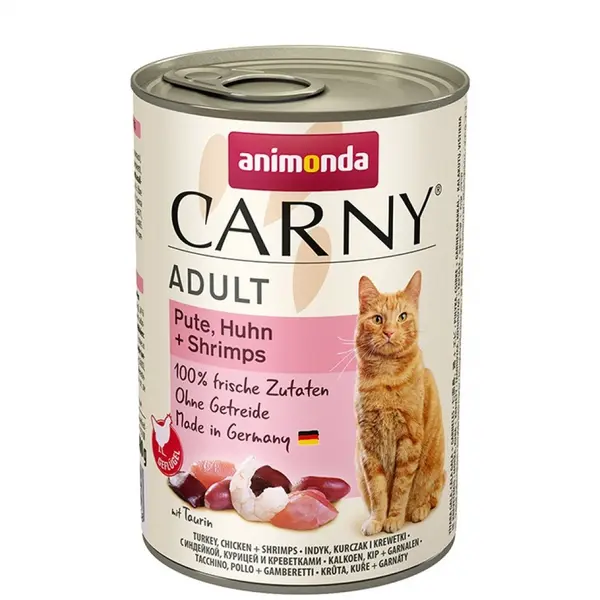 Animonda Carny Adult пуйка + пиле + скариди 400 г