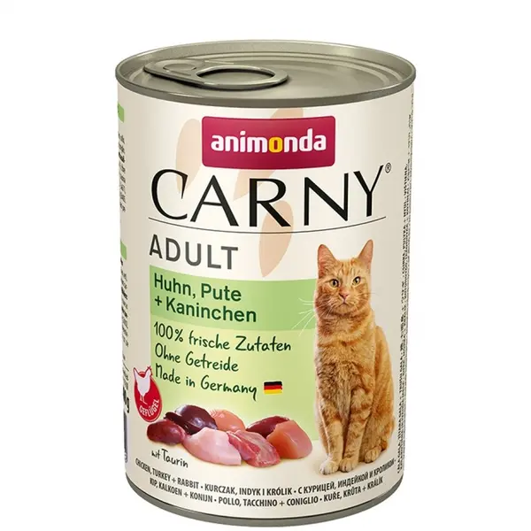 Animonda Carny Adult пиле + пуйка + заек 400 г