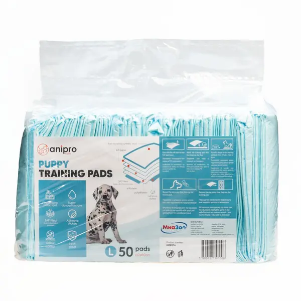 Anipro  Подложка за кученца L 60х60 см, 50 бр