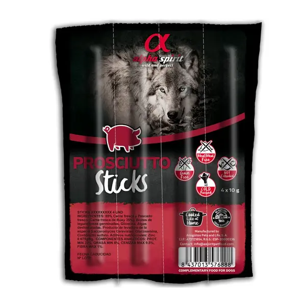 Alpha Spirit All Tastes Box - Лакомство за кучета - всички вкусове в една в кутия - 6 вида х 4 пръчици