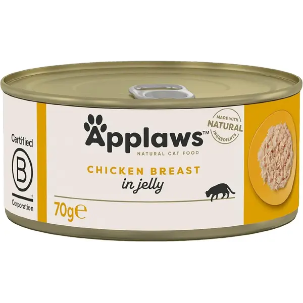 Applaws Chicken Breast in Jelly - Месни хапки - пилешко филе в желе, консерва за котки 70 г