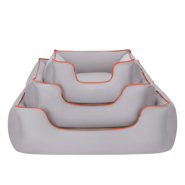 Pet Comfort Alpha водоустойчиво легло за кучета и котки, устойчивo на петна, светло сиво, S, 50х60 см
