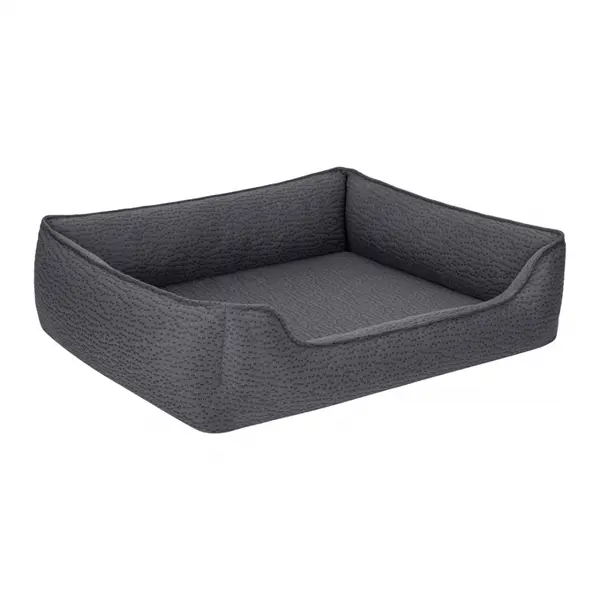 Pet Comfort Bravo легло за кучета и котки, с ортопедична пяна, тъмно сиво, XS, 55х45 см