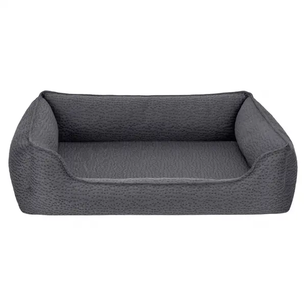 Pet Comfort Bravo легло за кучета и котки, с ортопедична пяна, тъмно сиво, M, 90х70 см