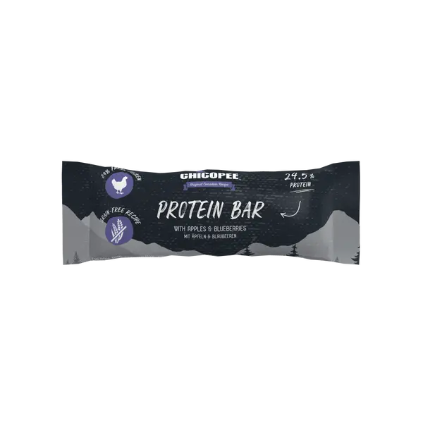 Chicopee  Protein Bar протеинов бар с пилешко, ябълки и боровинки, 9 см, 25 г